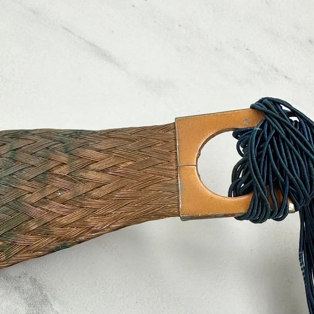 Boho Braided Wire Tie Belt Size XS Small Womens